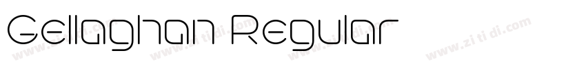 Gellaghan Regular字体转换